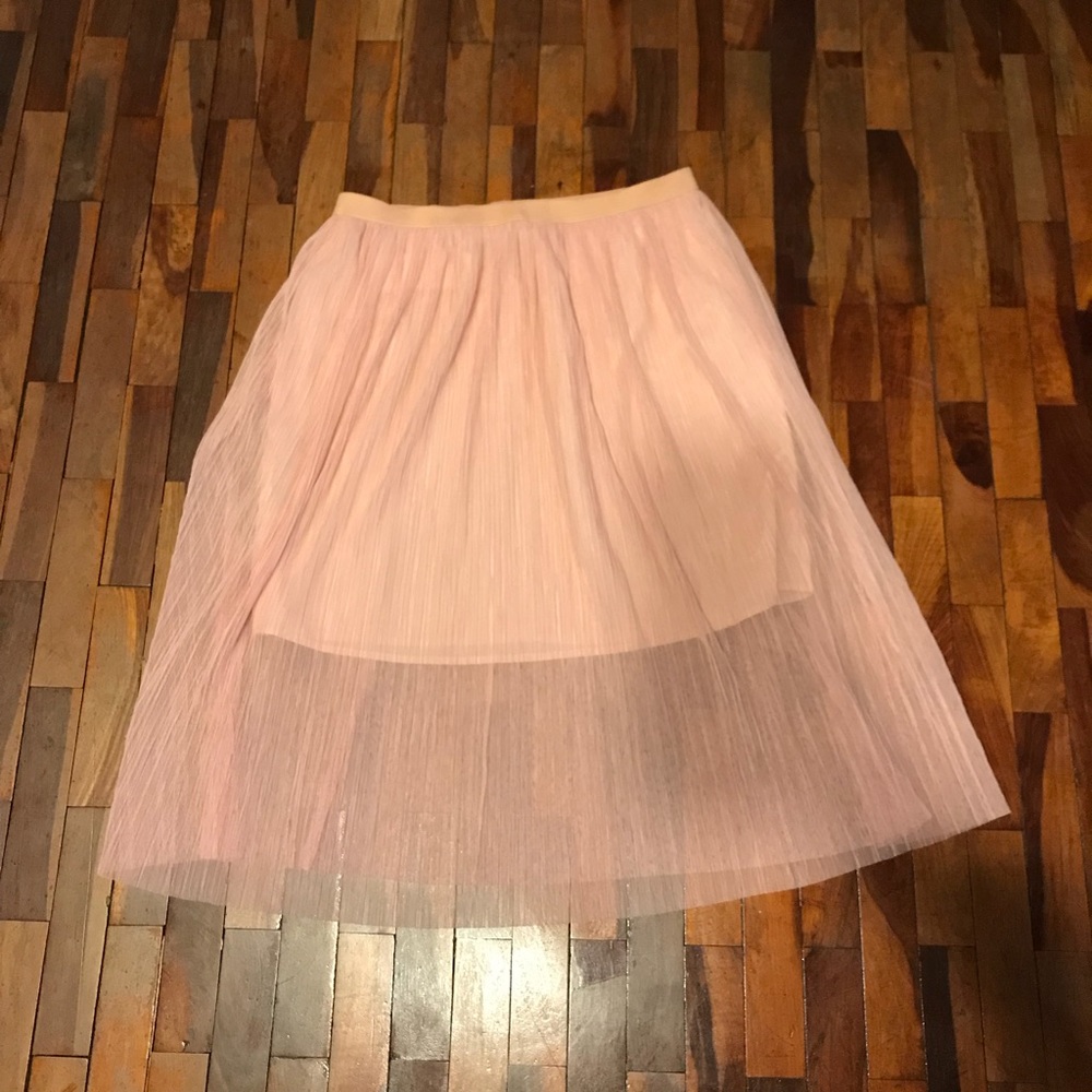 Blush pink skirt
